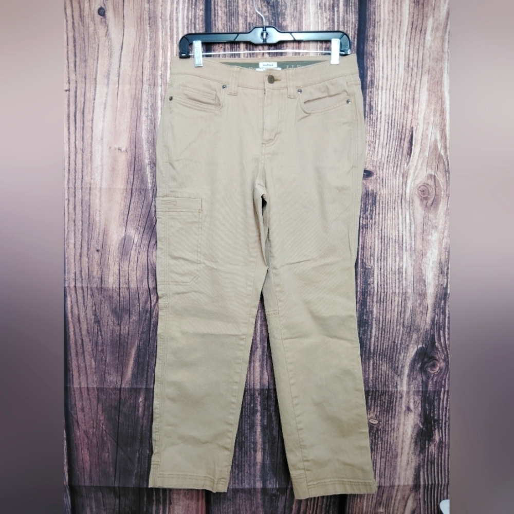 L.L Bean Women's Tan Jeans Size 8